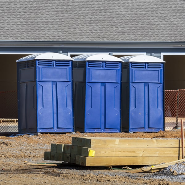 how do you ensure the portable toilets are secure and safe from vandalism during an event in Eagles Mere